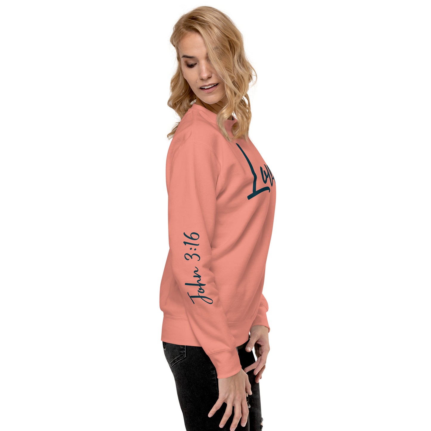 The Love (John 3:16) Unisex Premium Sweatshirt