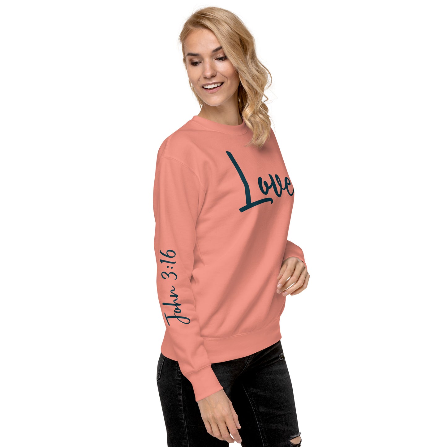 The Love (John 3:16) Unisex Premium Sweatshirt