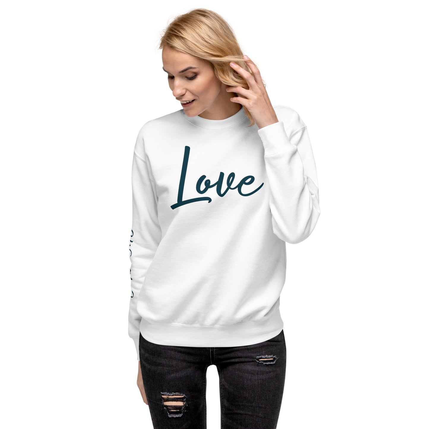 The Love (John 3:16) Unisex Premium Sweatshirt