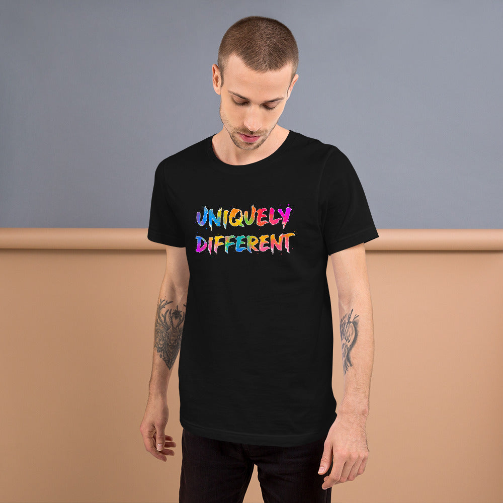 Uniquely Different Multi-Color Unisex t-shirt