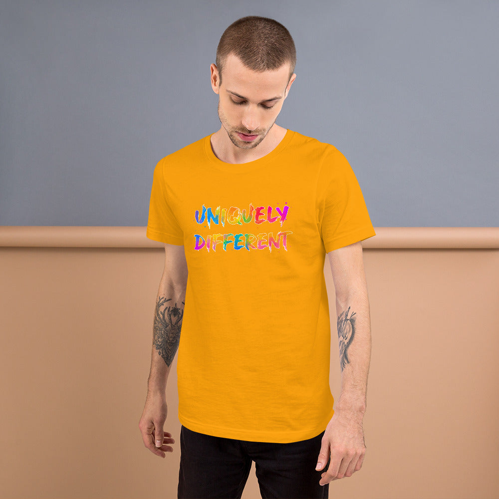 Uniquely Different Multi-Color Unisex t-shirt