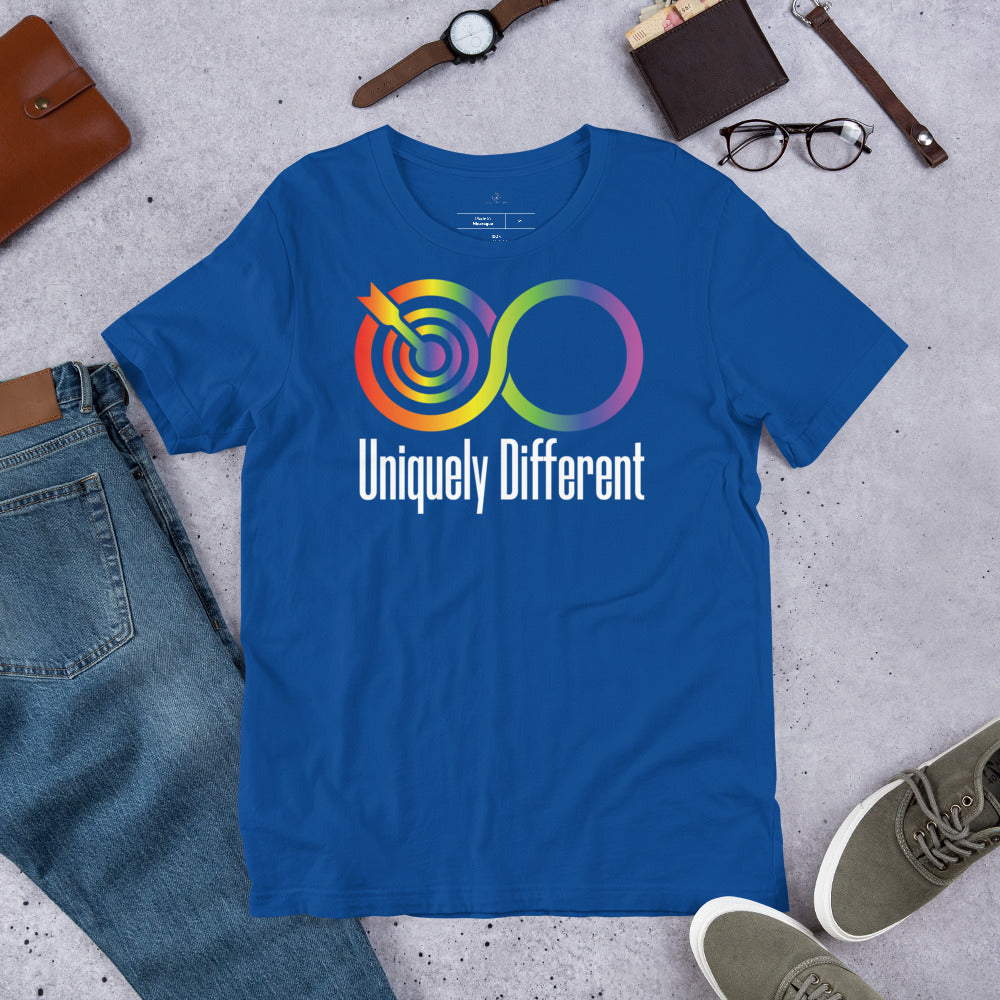 Adult Uniquely Different Autism Unisex T-shirt