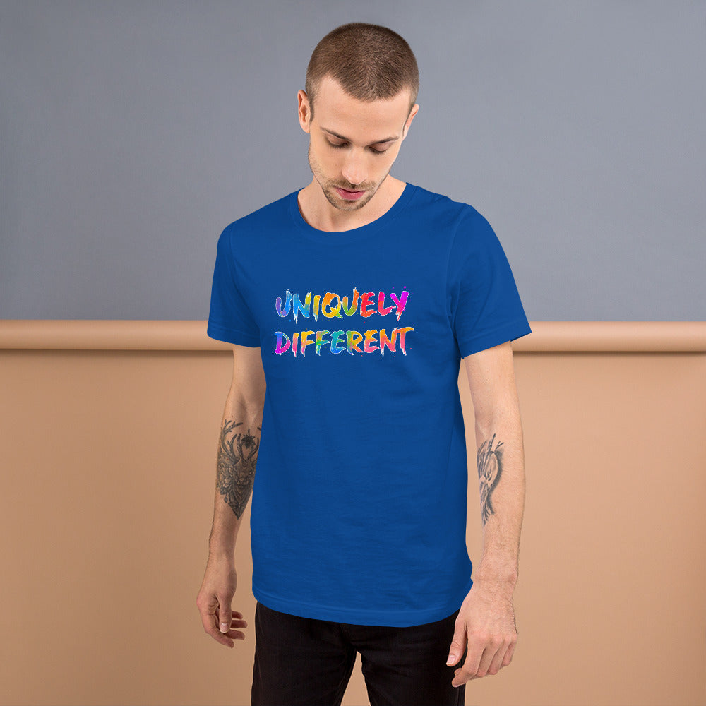 Uniquely Different Multi-Color Unisex t-shirt