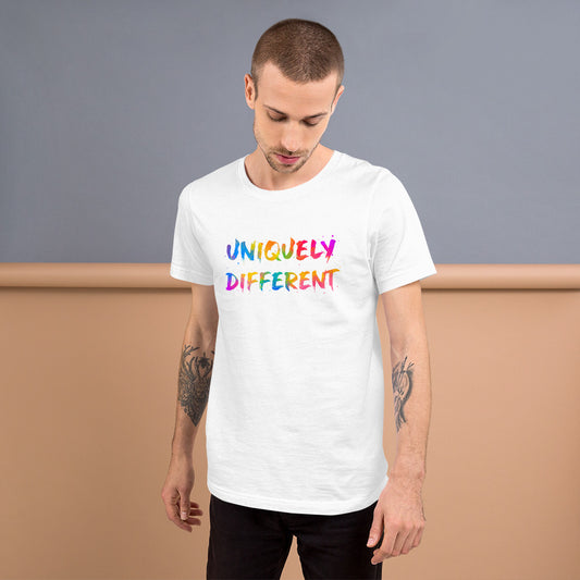 Uniquely Different Multi-Color Unisex t-shirt