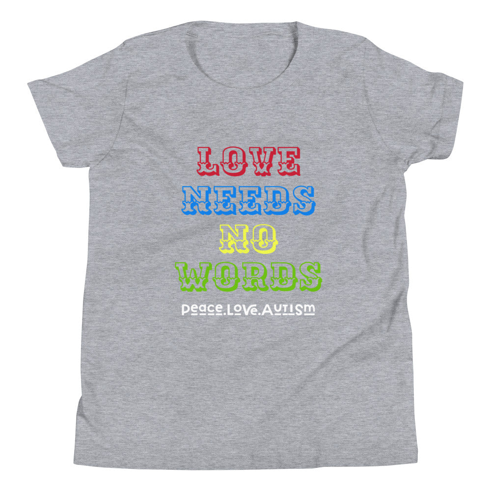 Peace.Love.Autism YOUTH T-Shirt