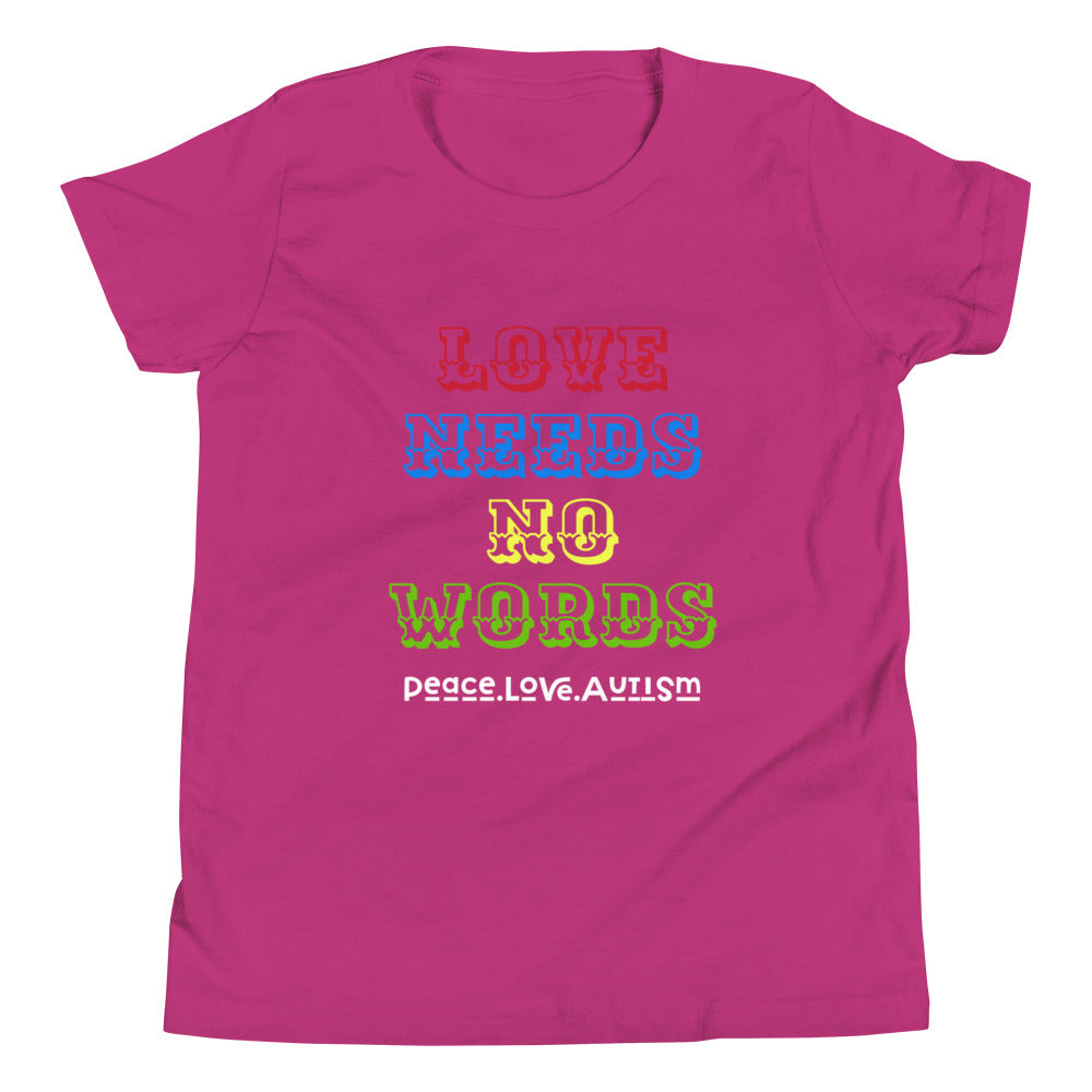 Peace.Love.Autism YOUTH T-Shirt