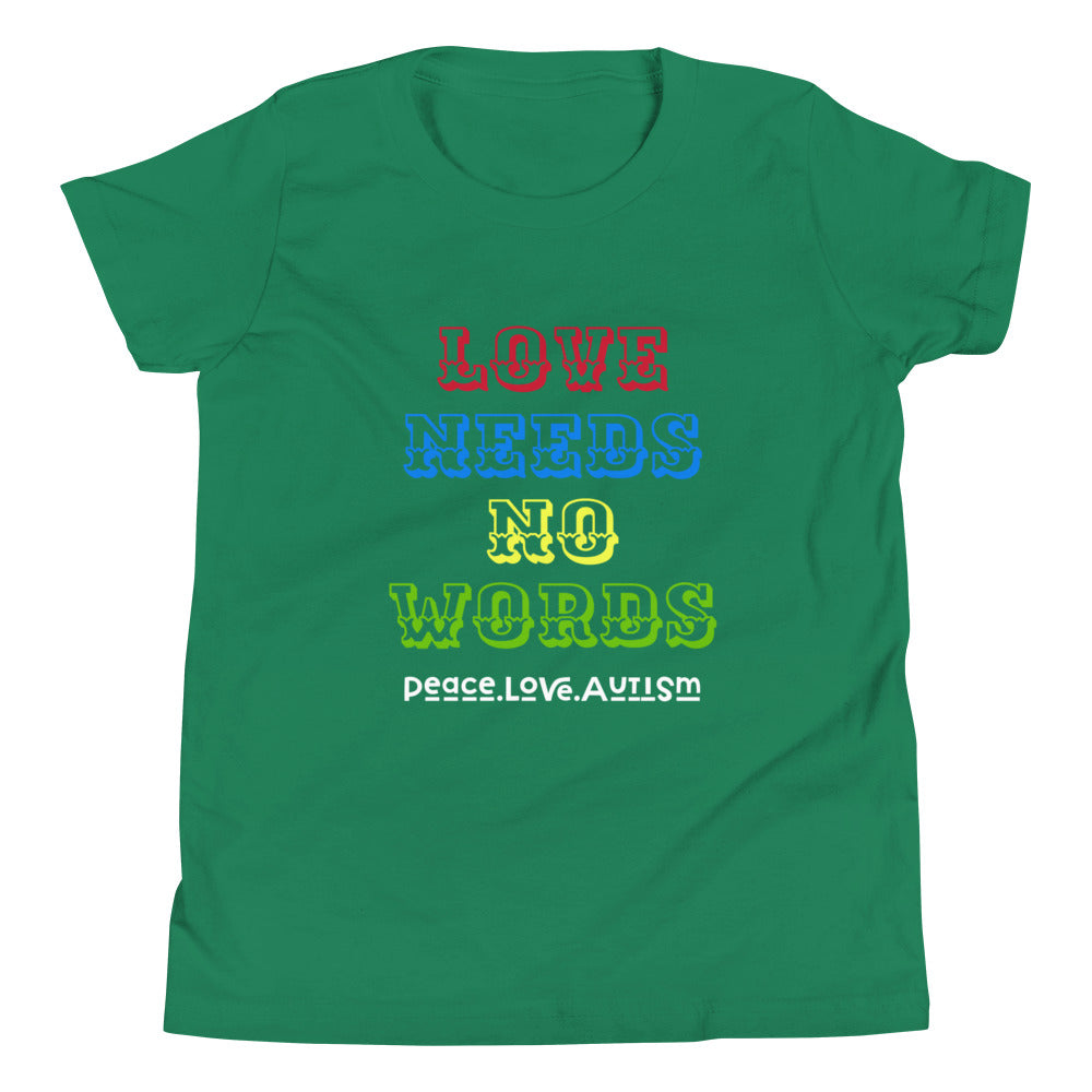 Peace.Love.Autism YOUTH T-Shirt