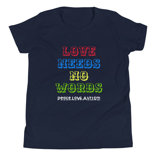 Peace.Love.Autism YOUTH T-Shirt