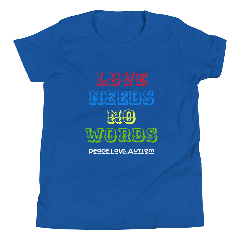 Peace.Love.Autism YOUTH T-Shirt